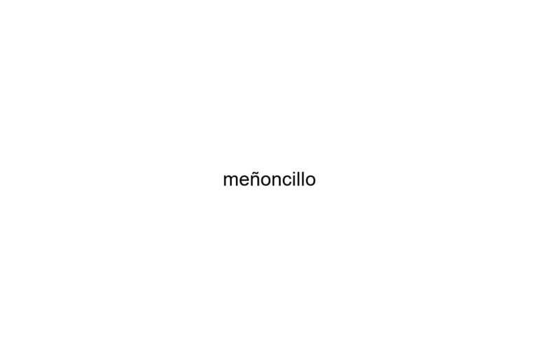 meoncillo