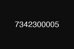 7342300005